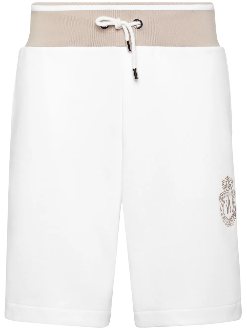 Billionaire shorts deportivos con logo bordado | blanco | Image 1