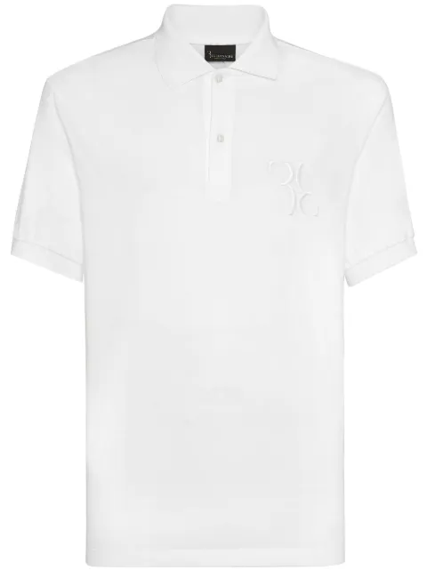 Billionaire logo-embroidered cotton polo shirt