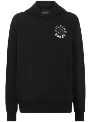 Versace Jeans Couture Suéter De Tricô Com Logo Bordado | Preto