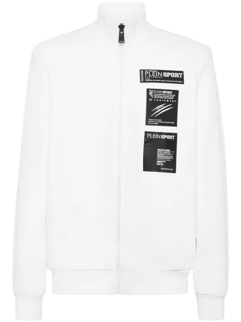 Plein Sport veste zippée à logo appliqué