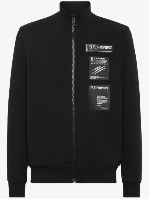 Plein Sport veste zippée à logo appliqué