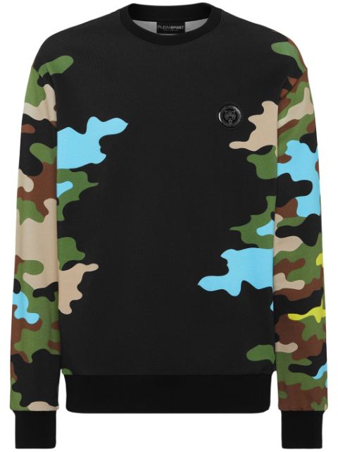 Plein Sport Camouflage long-sleeve sweatshirt