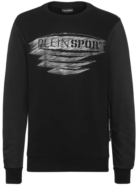 Plein Sport sudadera con logo estampado