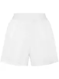 Plein Sport logo-tape running shorts - White