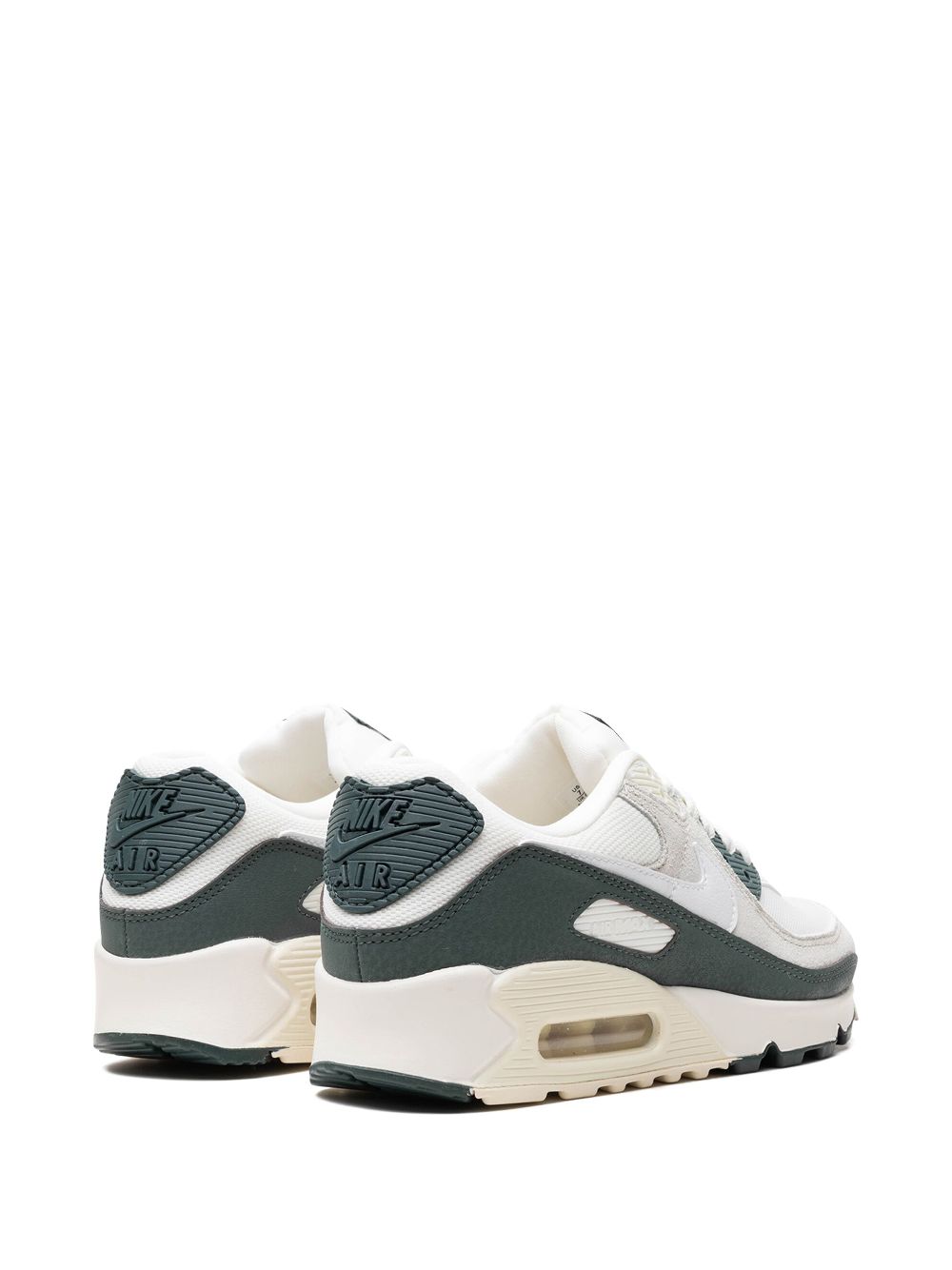 Shop Nike Air Max 90 "vintage Green" Sneakers In White