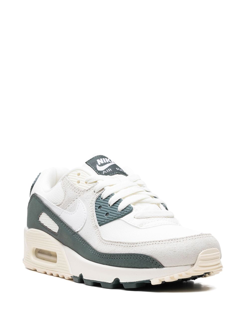 Shop Nike Air Max 90 "vintage Green" Sneakers In White