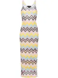 Cynthia Rowley zigzag crochet dress - Blue