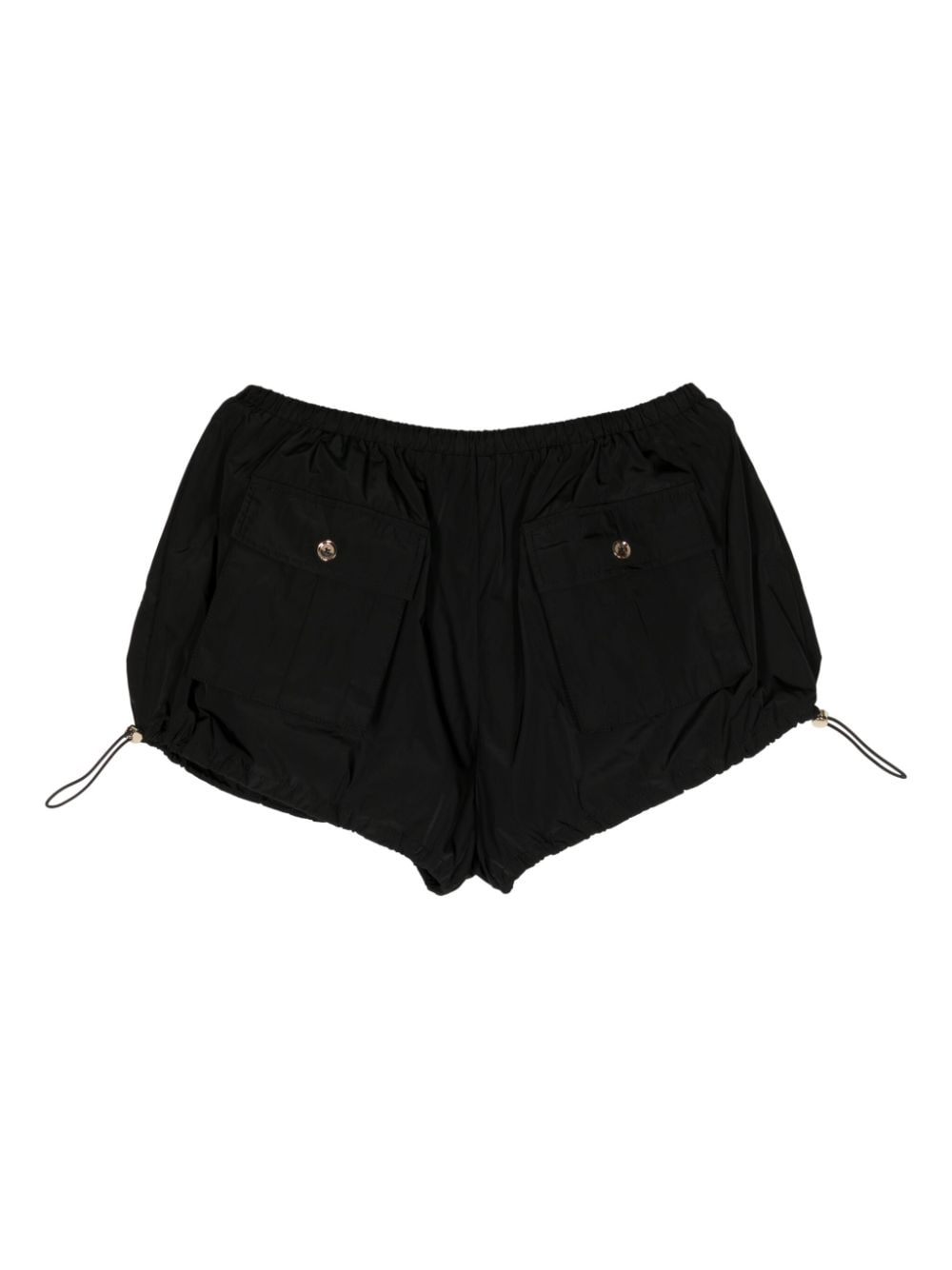 Shop Cynthia Rowley Cargo-pocket Bloomer Shorts In 黑色