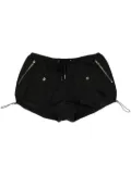 Cynthia Rowley cargo-pocket bloomer shorts - Black
