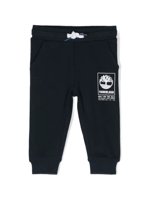 Timberland Kids logo-print jersey track pants
