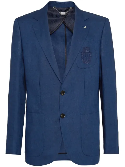 Billionaire blazer con logo bordado
