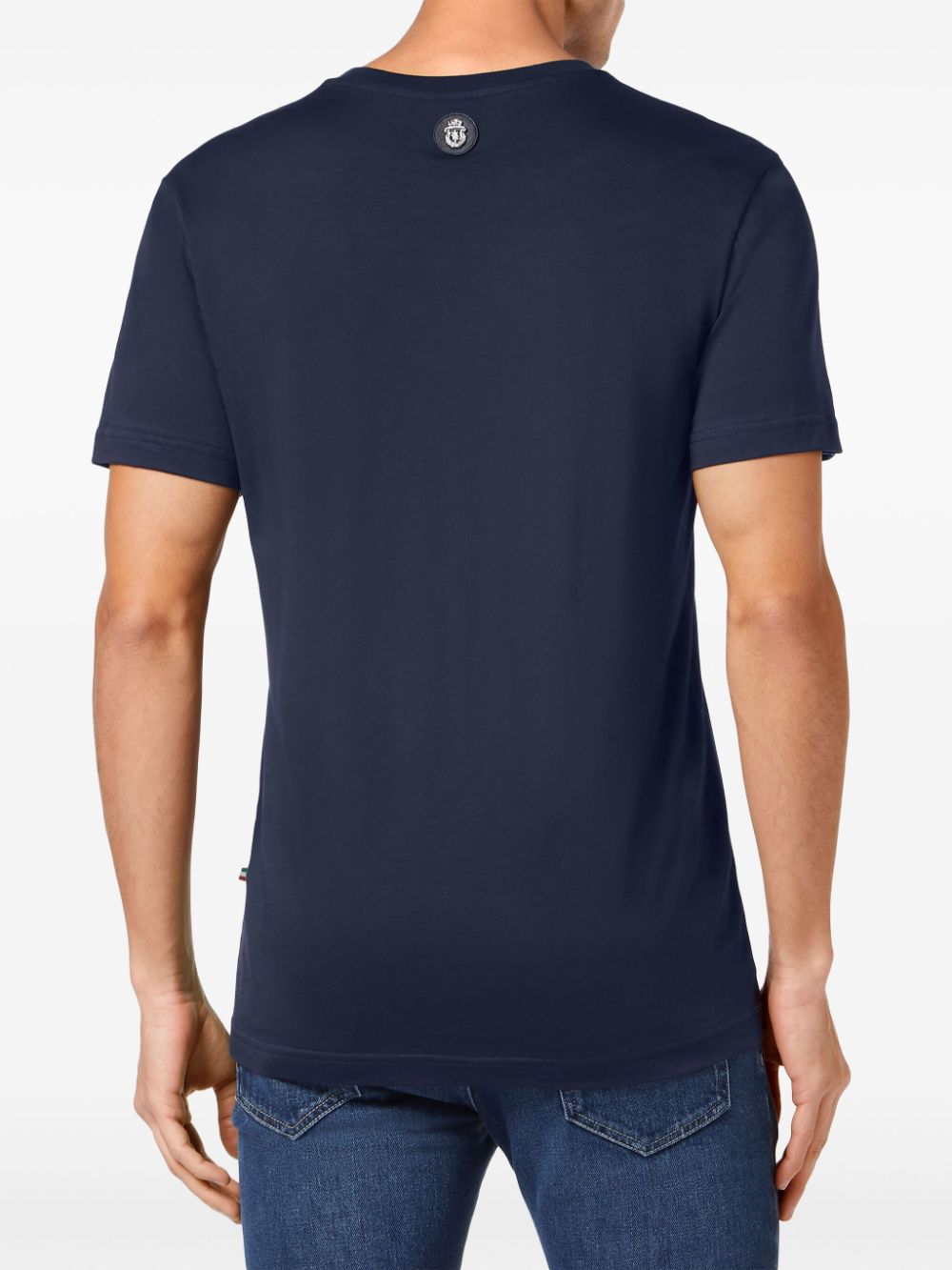Billionaire T-shirt met ronde hals Blauw