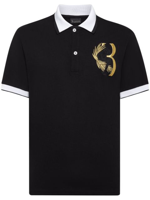 Billionaire logo-embroidered cotton polo shirt 