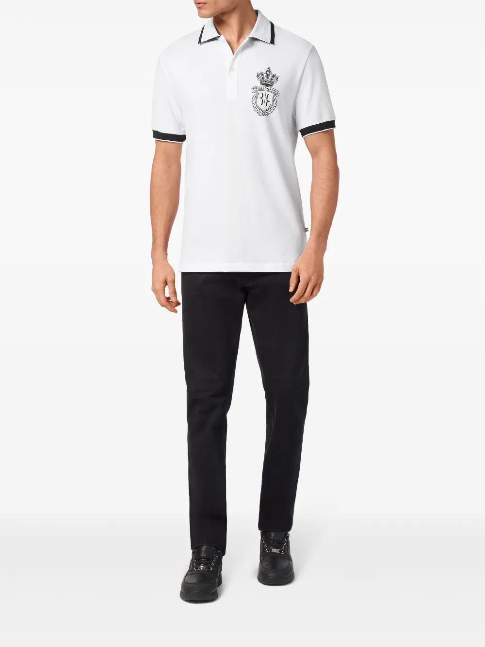 Billionaire playera tipo polo con logo bordado | Image 2