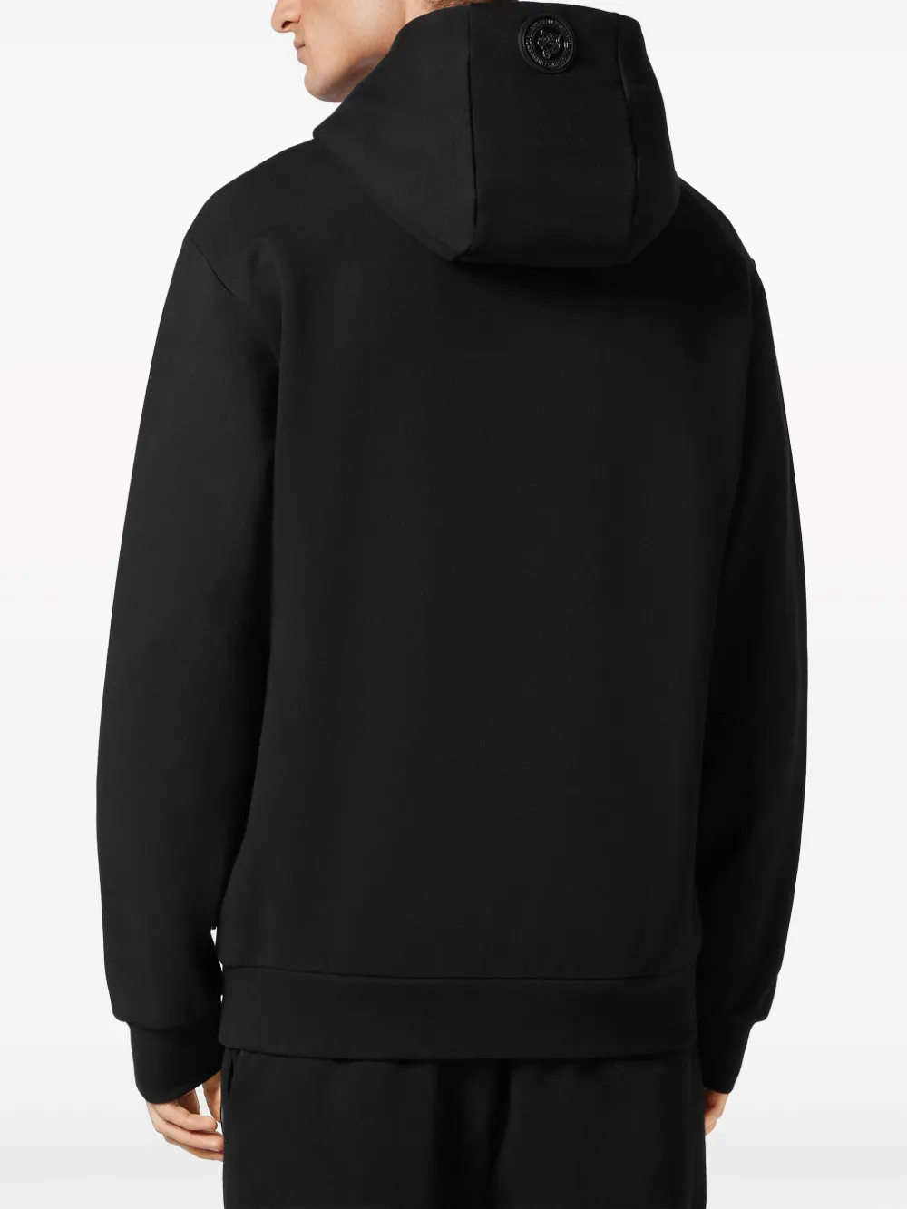 Plein Sport Hoodie met logopatch Zwart