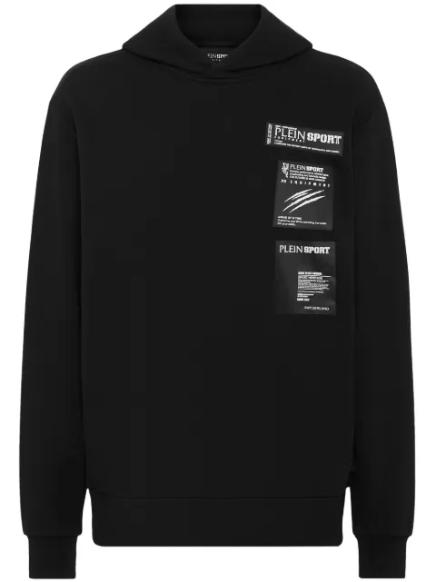 Plein Sport hoodie Scratch con parche del logo