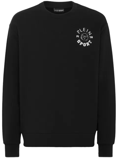 Plein Sport logo-print cotton sweatshirt