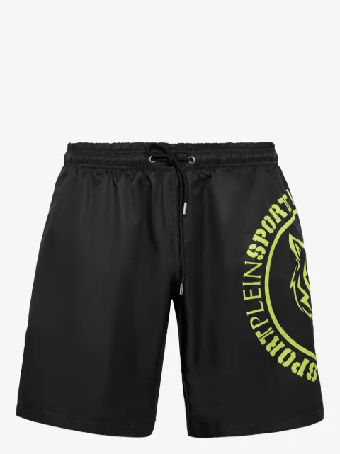 Plein Sport Carbon Tiger swim shorts