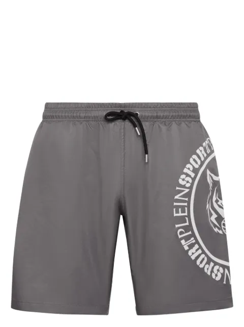 Plein Sport shorts de playa Carbon Tiger