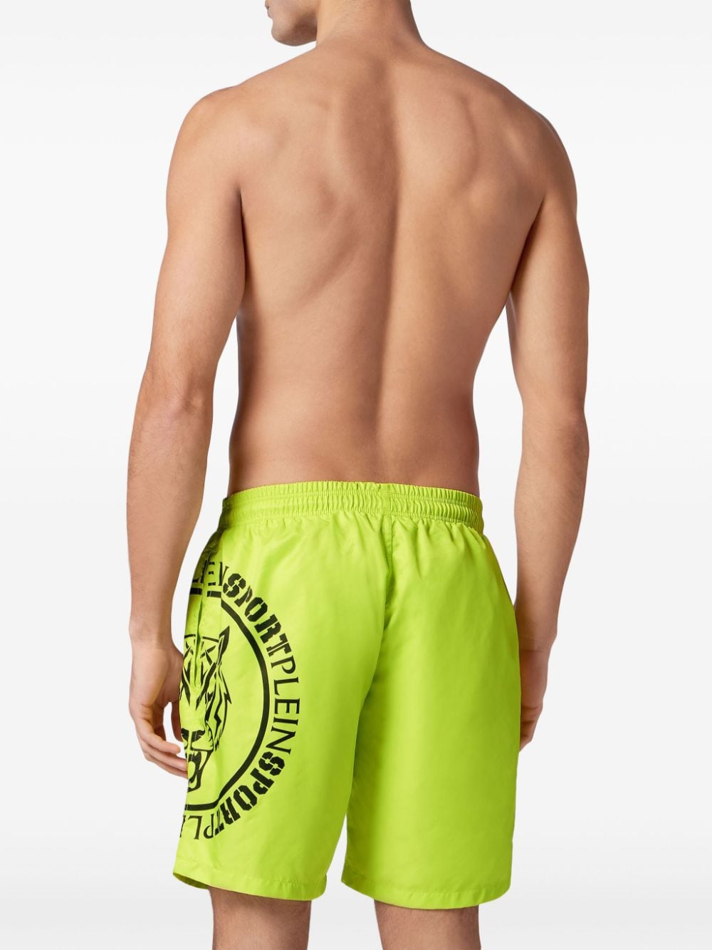 Plein Sport Carbon Tiger swim shorts - Groen