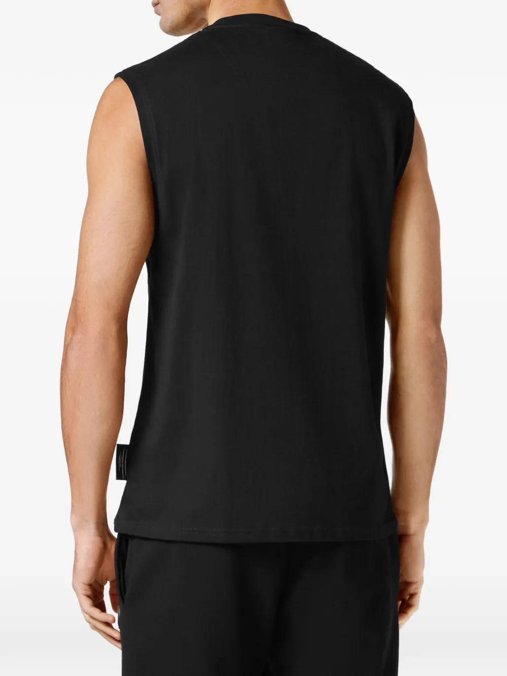 Plein Sport Graphic Tiger Carbon T-shirt Zwart