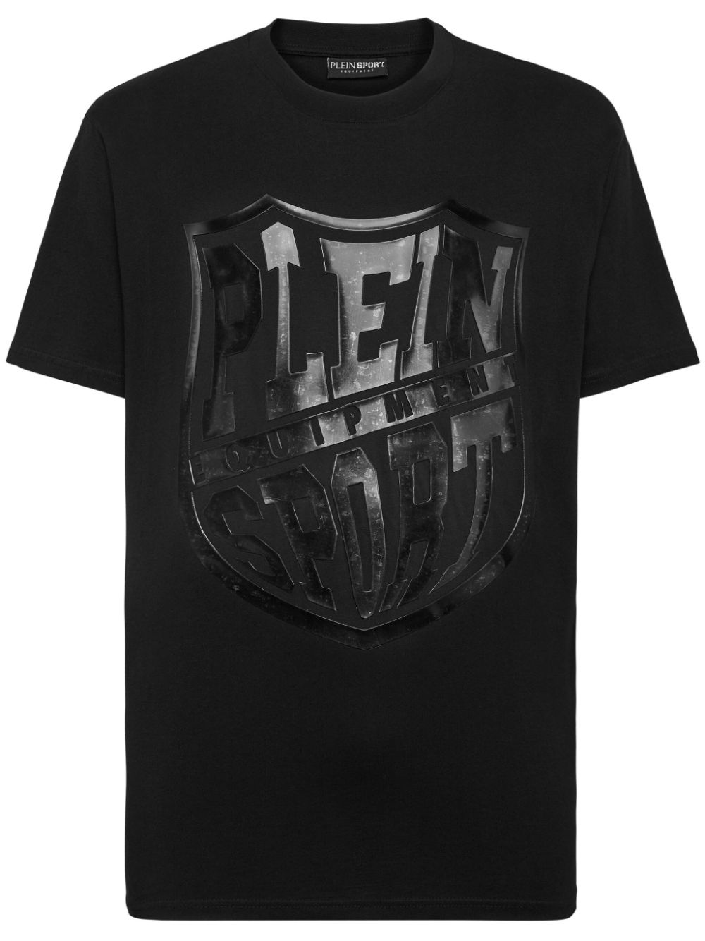 Plein Sport Logo-print Cotton T-shirt In Black