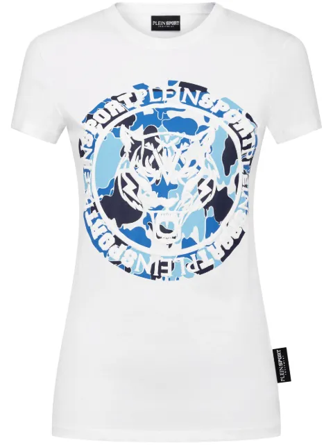 Plein Sport Carbon Tiger cotton T-shirt