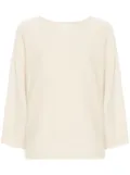 Allude boat-neck cashmere jumper - Neutrals