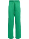 Off-White logo-embroidered drawstring track pants - Green