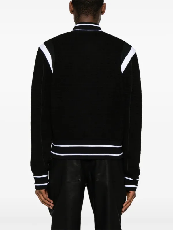 Givenchy ストライプトリム ボンバージャケット | ブラック