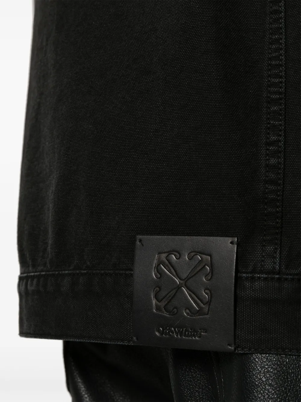 thumbnail image 2 of Forever 21 Men's Embroidered Denim Jacket - Western Style Trucker Coat 2 of 14