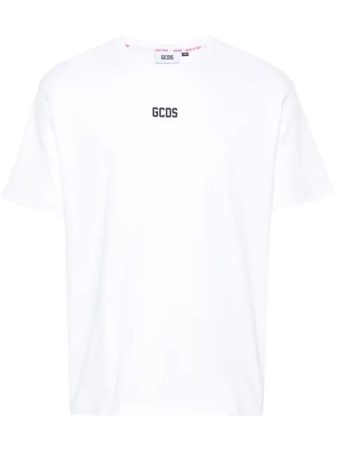 GCDS logo-appliqqué cotton T-shirt