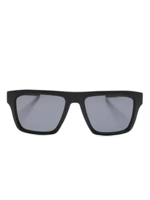 Ray-Ban スクエアフレーム サングラス | ブラック | FARFETCH JP