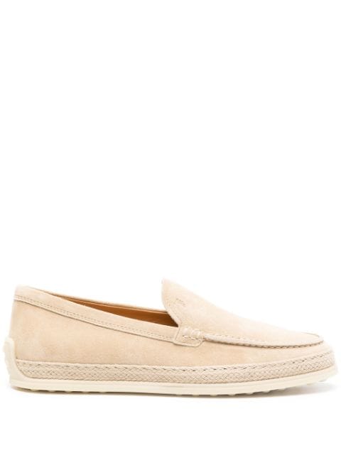 Tod's slip-on suede loafers
