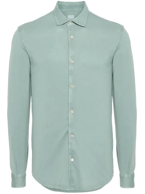 Fedeli piqué cotton shirt