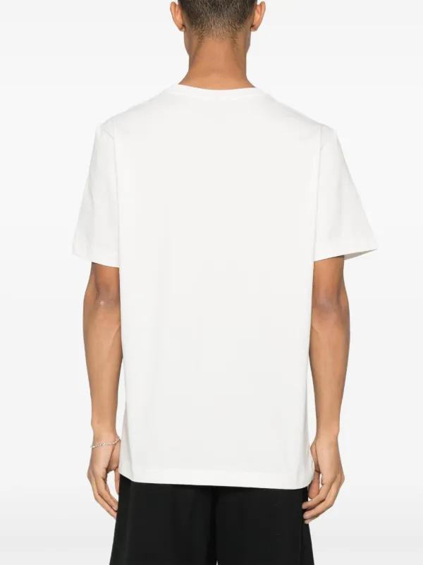 Iceberg logo-print stretch-cotton T-shirt | Neutrals | FARFETCH