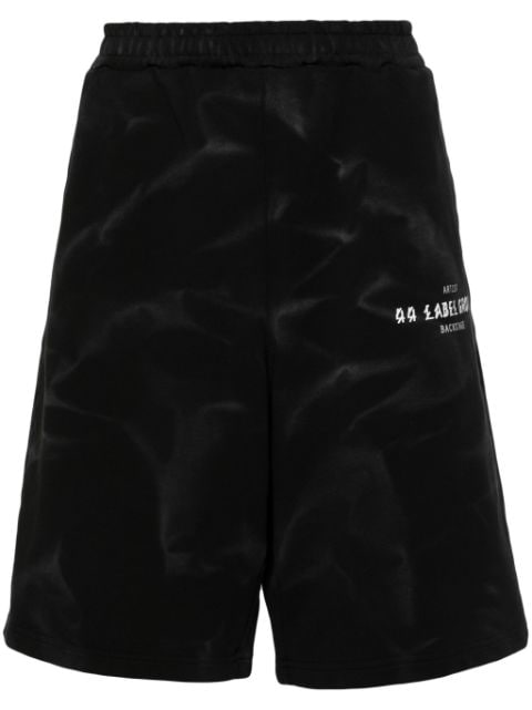 44 LABEL GROUP logo-print faded-effect shorts