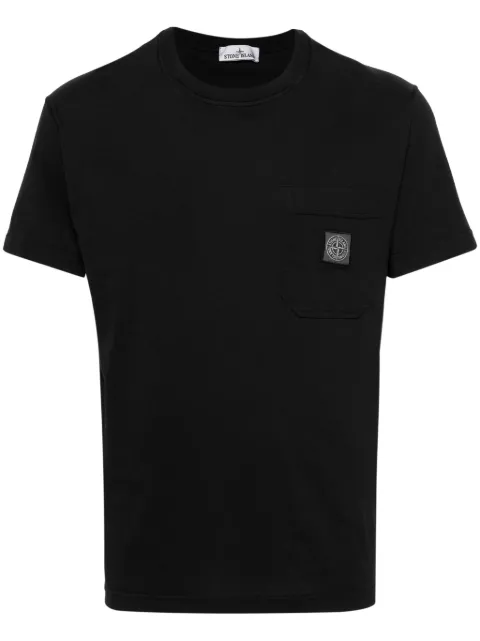 Stone Island Compass-patch cotton T-shirt 
