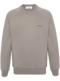 Stone Island logo-appliqué cotton sweatshirt - Grey