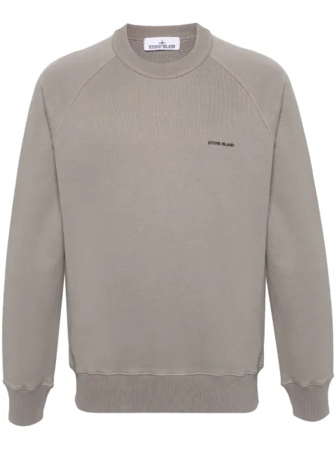 Stone Island sweat en coton à logo appliqué