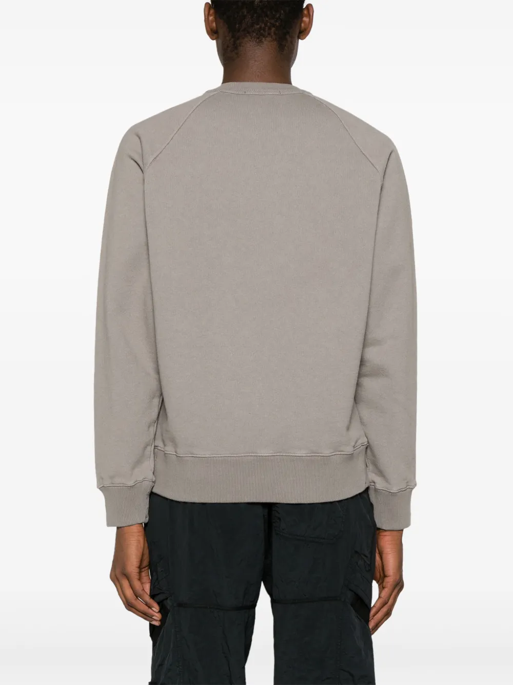 Stone Island Sweater met logopatch Grijs