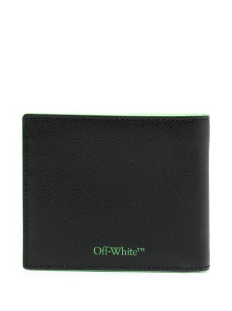 two-tone bi-fold wallet