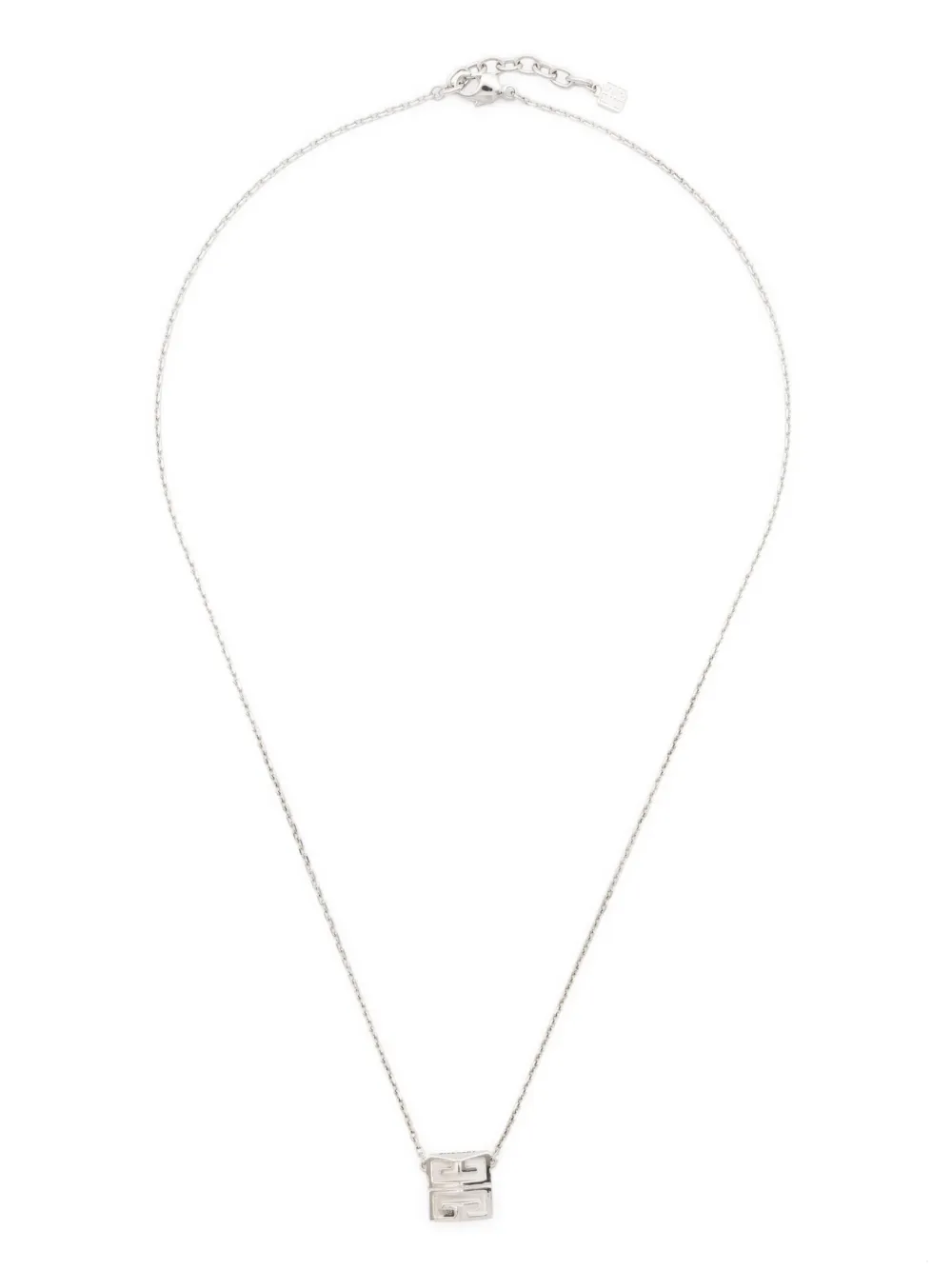 Givenchy 4g-charm Chain Necklace - Silver 