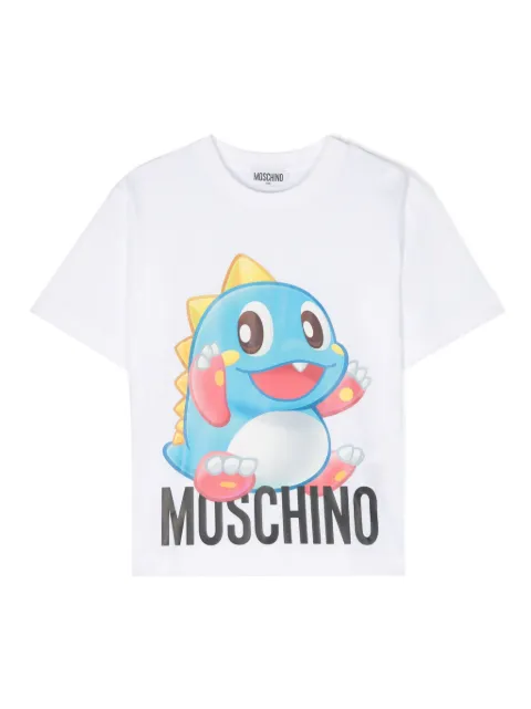 Moschino Kids graphic-print cotton T-shirt