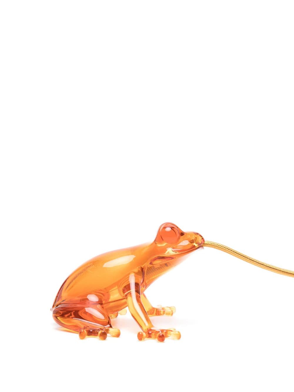 Shop Qeeboo Hungry Frog Table Lamp In Orange
