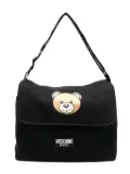 Moschino Kids Teddy Bear cotton changing bag - Black