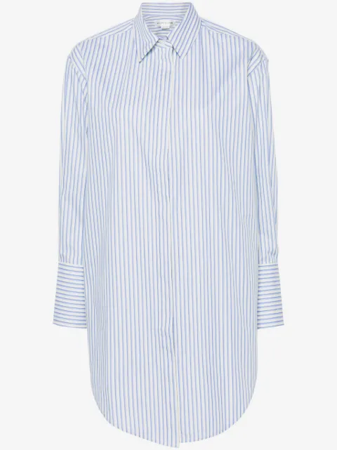 Victoria Beckham striped organic cotton shirt