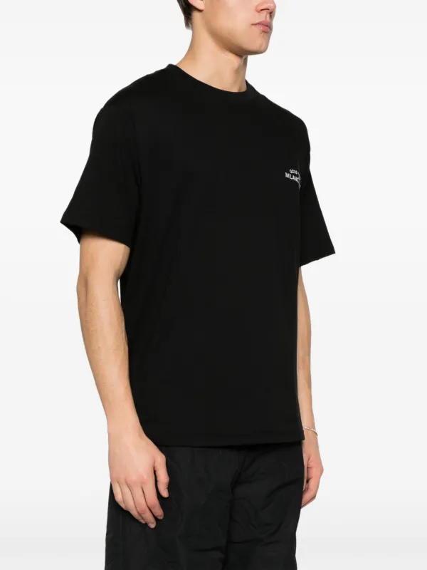 Tシャツ・カットソー GCDS Men T Shirts A1OM2309JA399 Black GCDS logo-embroidered Cotton T-shirt | Black | FARFETCH