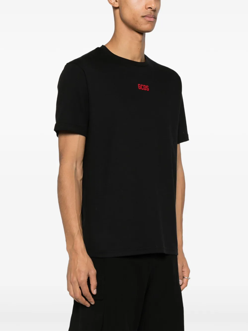 GCDS T-shirt met logoprint Zwart