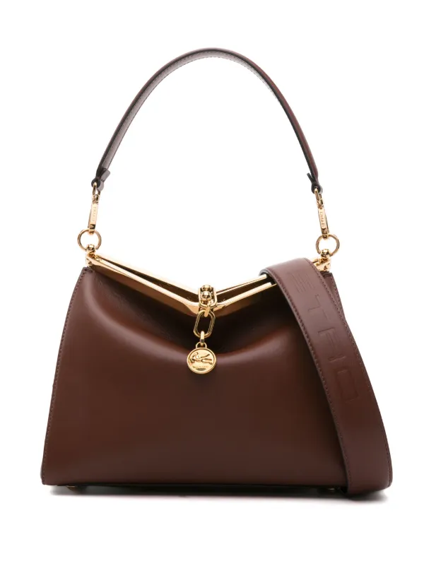 ショルダーバッグ・ポシェット Vela Medium Shoulder Bag - Etro - Leather - Brown 22564478_52550562_600.jpg